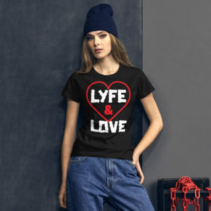 LYFE & LOVE (d.8) Women’s short sleeve t-shirt